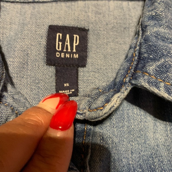 Button down Jean Dress - Picture 3 of 4